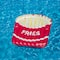 69" Inflatable French Fries Swimming Pool Float